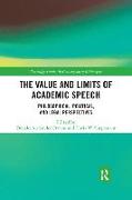 The Value and Limits of Academic Speech