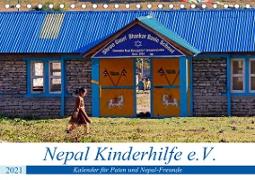 Kalender 2021 der Nepal Kinderhilfe e.V. (Tischkalender 2021 DIN A5 quer)