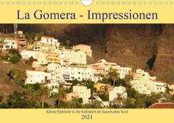 La Gomera - Impressionen (Wandkalender 2021 DIN A4 quer)