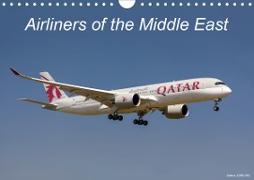 Airliners of the Middle East (Wall Calendar 2021 DIN A4 Landscape)