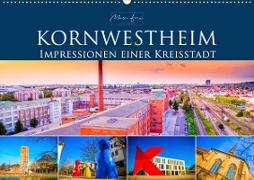 Kornwestheim - Impressionen einer Kreisstadt (Wandkalender 2021 DIN A2 quer)