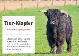 Tier-Klopfer (Wandkalender 2021 DIN A2 quer)