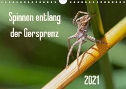 Spinnen entlang der Gersprenz (Wandkalender 2021 DIN A4 quer)