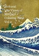 Hokusai 100 Views of Mt Fuji Coloring Book vol 2