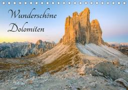 Wunderschöne Dolomiten (Tischkalender 2021 DIN A5 quer)