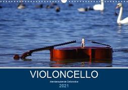 VIOLONCELLO - atemberaubende Cellomotive (Wandkalender 2021 DIN A3 quer)