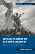 Britain and Italy in the Era of the Great War