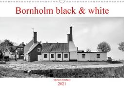 Bornholm black & white (Wandkalender 2021 DIN A3 quer)