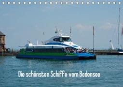 Die schönsten Schiffe vom Bodensee (Tischkalender 2021 DIN A5 quer)
