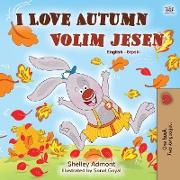 I Love Autumn (English Serbian Bilingual Book for Kids - Latin alphabet)