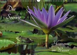Die Seerose - Harmonie im Wasser (Wandkalender 2021 DIN A3 quer)