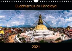 Buddhismus im Himalaya (Wandkalender 2021 DIN A4 quer)