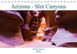 Arizona - Slot Canyons (Tischkalender 2021 DIN A5 quer)