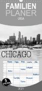Icy Chicago - Familienplaner hoch (Wandkalender 2021 , 21 cm x 45 cm, hoch)
