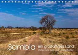 Sambia - ein großartiges Land (Tischkalender 2021 DIN A5 quer)