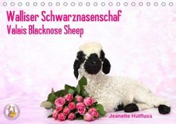 Walliser Schwarznasenschaf Valais Blacknose Sheep (Tischkalender 2021 DIN A5 quer)