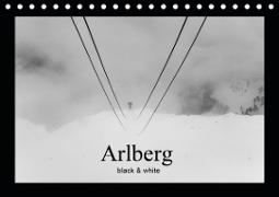 Arlberg black and white (Tischkalender 2021 DIN A5 quer)