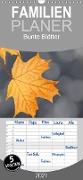 Bunte Blätter - Familienplaner hoch (Wandkalender 2021 , 21 cm x 45 cm, hoch)