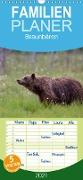 Braunbären - pelzige Riesen in Finnlands Wäldern - Familienplaner hoch (Wandkalender 2021 , 21 cm x 45 cm, hoch)