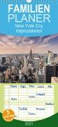 New York City Impressionen - Familienplaner hoch (Wandkalender 2021 , 21 cm x 45 cm, hoch)