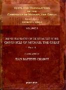Texts and Translations of the Chronicle of Michael the Great (vol 3)