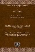 The Massoreth ha-Massoreth of Elias Levita