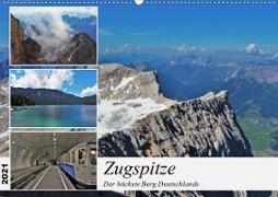 Zugspitze - Der höchste Berg Deutschlands (Wandkalender 2021 DIN A2 quer)