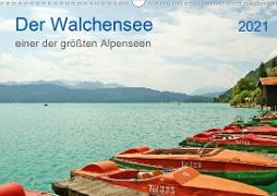 Der Walchensee - einer der größten Alpenseen (Wandkalender 2021 DIN A3 quer)
