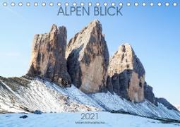 ALPEN BLICK (Tischkalender 2021 DIN A5 quer)