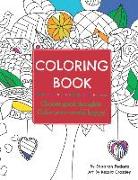 Coloring Book: Choose Good Thoughts, Color Your World Happy