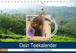 Dein Teekalender für Geniesser und Teefreunde (Tischkalender 2021 DIN A5 quer)