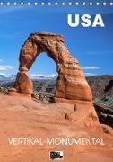 USA - Vertikal-Monumental - Landschaftsklassiker im Südwesten (Tischkalender 2021 DIN A5 hoch)