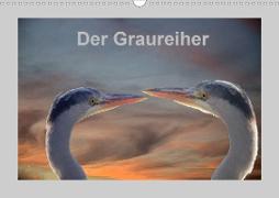 Der Graureiher (Wandkalender 2021 DIN A3 quer)