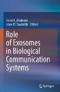 Role of Exosomes in Biological Communication Systems