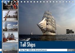 Analoge Fotografie Tall Ships Sail 1995 Bremerhaven (Tischkalender 2021 DIN A5 quer)