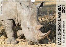 Magisches Namibia - Tiere und LandschaftenCH-Version (Wandkalender 2021 DIN A4 quer)