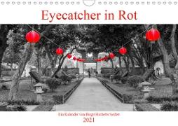 Eyecatcher in Rot (Wandkalender 2021 DIN A4 quer)