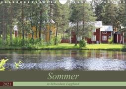 Sommer in Schwedens Lappland (Wandkalender 2021 DIN A4 quer)