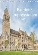 Koblenz Impressionen (Tischkalender 2021 DIN A5 hoch)