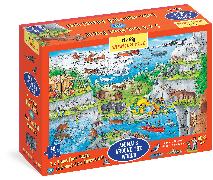 My Big Wimmelpuzzle—Animals Around the World Floor Puzzle, 48-Piece (Children's Puzzles, Ages 3 and Up)