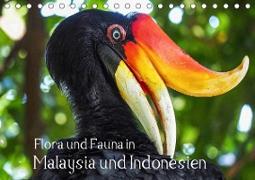 Flora und Fauna in Malaysia und Indonesien (Tischkalender 2021 DIN A5 quer)