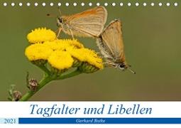 Schmetterlinge und Libellen (Tischkalender 2021 DIN A5 quer)