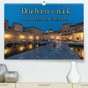 Dubrovnik zur blauen Stunde (Premium, hochwertiger DIN A2 Wandkalender 2021, Kunstdruck in Hochglanz)