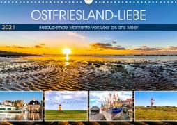 OSTFRIESLAND-LIEBE (Wandkalender 2021 DIN A3 quer)