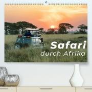 Safari durch Afrika (Premium, hochwertiger DIN A2 Wandkalender 2021, Kunstdruck in Hochglanz)
