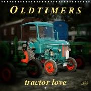 Oldtimers - tractor love (Wall Calendar 2021 300 × 300 mm Square)