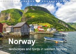 Norway - landscapes and fjords in western Norway (Wall Calendar 2021 DIN A4 Landscape)