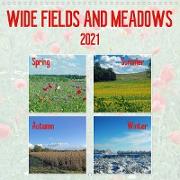 Wide fields and meadows (Wall Calendar 2021 300 × 300 mm Square)