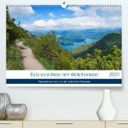 Es is so schee am Walchensee 2021 (Premium, hochwertiger DIN A2 Wandkalender 2021, Kunstdruck in Hochglanz)