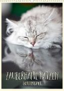 Zauberhafte Katzen - Familienplaner (Wandkalender 2021 DIN A3 hoch)